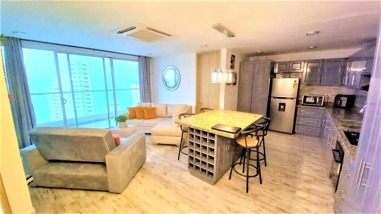 P16 Gorgeous Brand New 2Bd 3Ba 8 Blocks To Old City Steps To The Beach Apartment Cartagena
