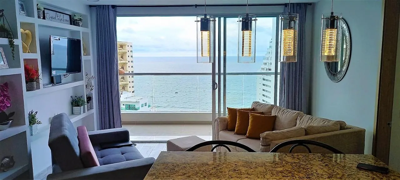 P16 Gorgeous Brand New 2Bd 3Ba 8 Blocks To Old City Steps To The Beach Apartment Cartagena