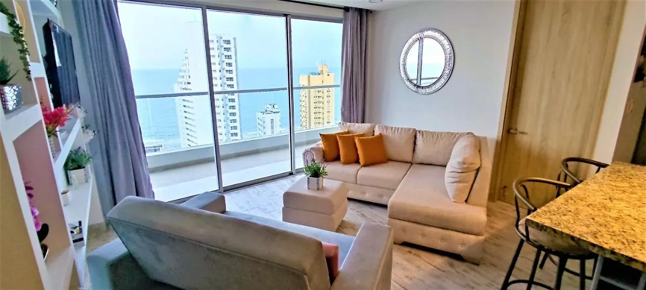 P16 Gorgeous Brand New 2Bd 3Ba 8 Blocks To Old City Steps To The Beach Apartment Cartagena 0*,  Colombia