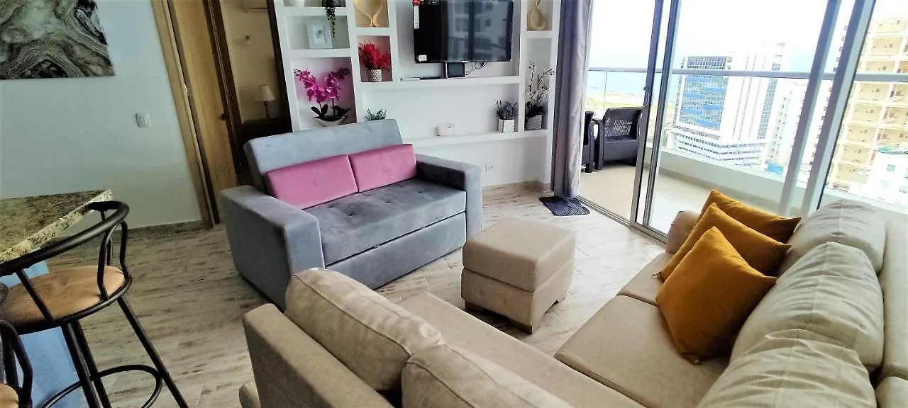 P16 Gorgeous Brand New 2Bd 3Ba 8 Blocks To Old City Steps To The Beach Apartment Cartagena 0*,  Colombia