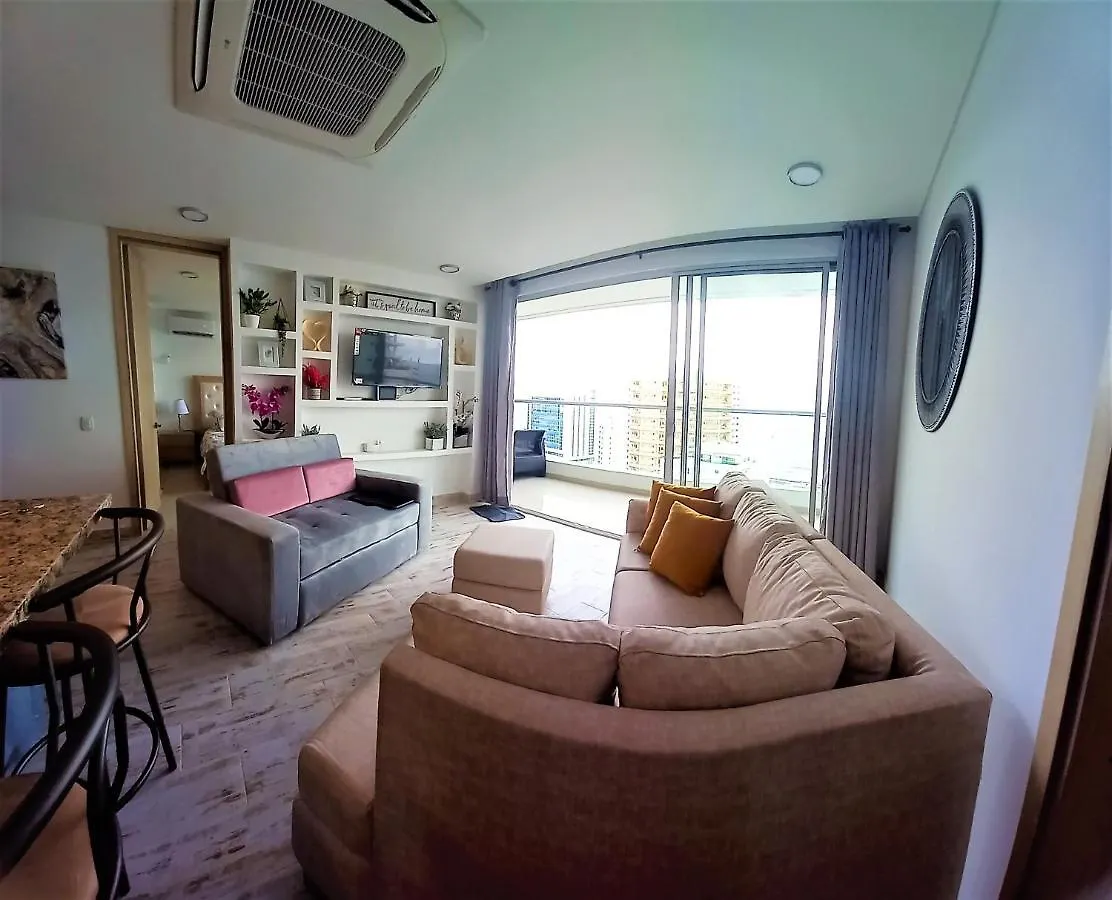 P16 Gorgeous Brand New 2Bd 3Ba 8 Blocks To Old City Steps To The Beach Apartment Cartagena