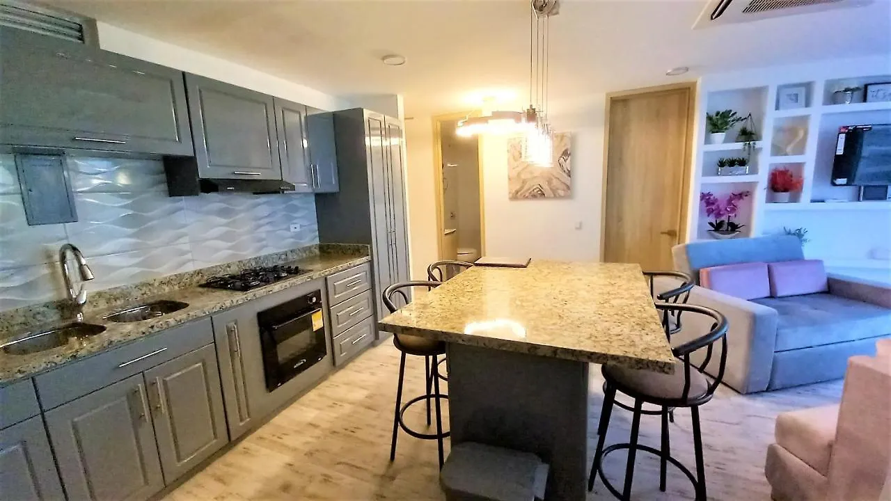P16 Gorgeous Brand New 2Bd 3Ba 8 Blocks To Old City Steps To The Beach Apartment Cartagena