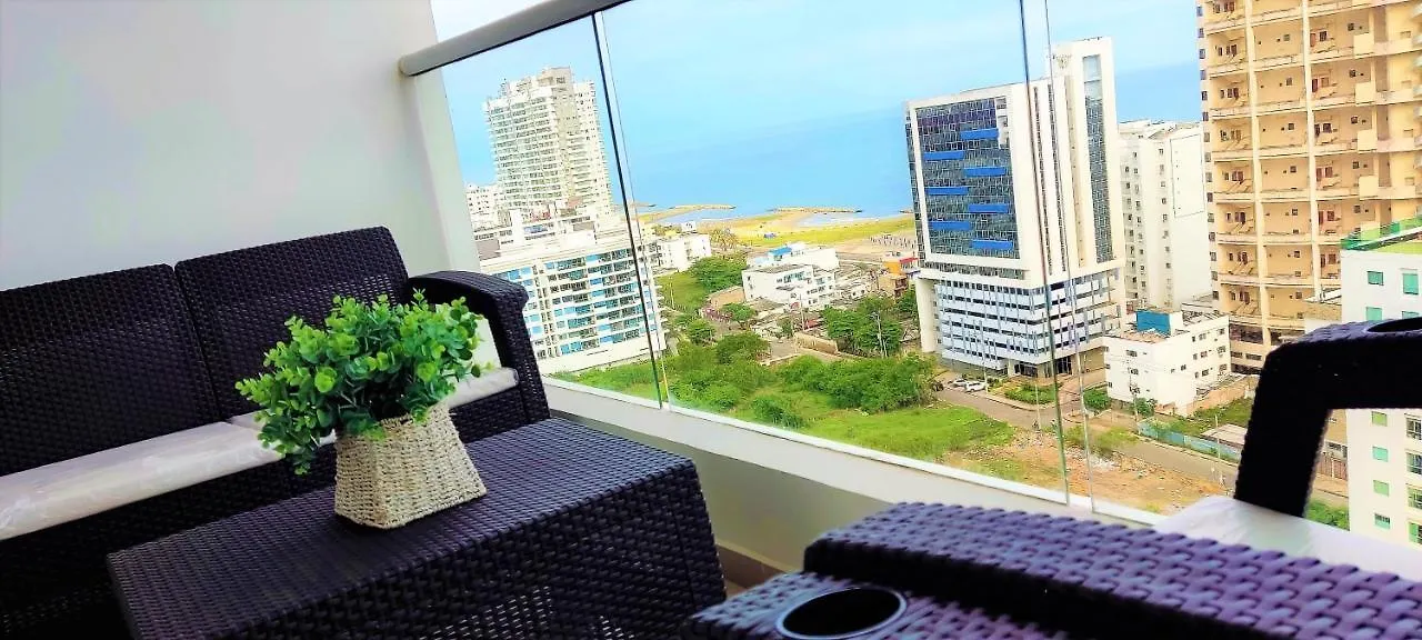 P16 Gorgeous Brand New 2Bd 3Ba 8 Blocks To Old City Steps To The Beach Apartment Cartagena